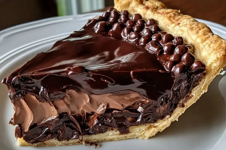Decadent Hot Fudge Pie