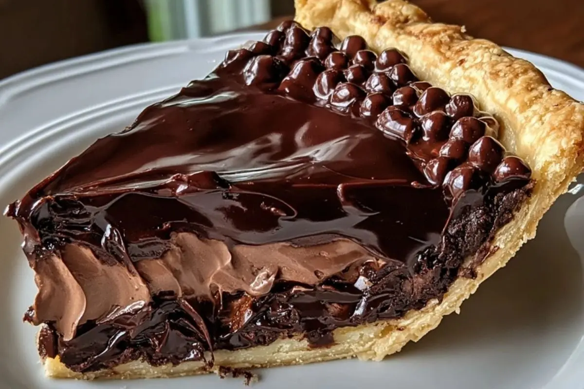 Decadent Hot Fudge Pie