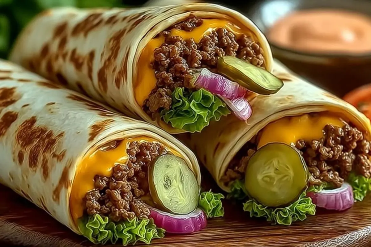Easy Big Mac Wrap 1