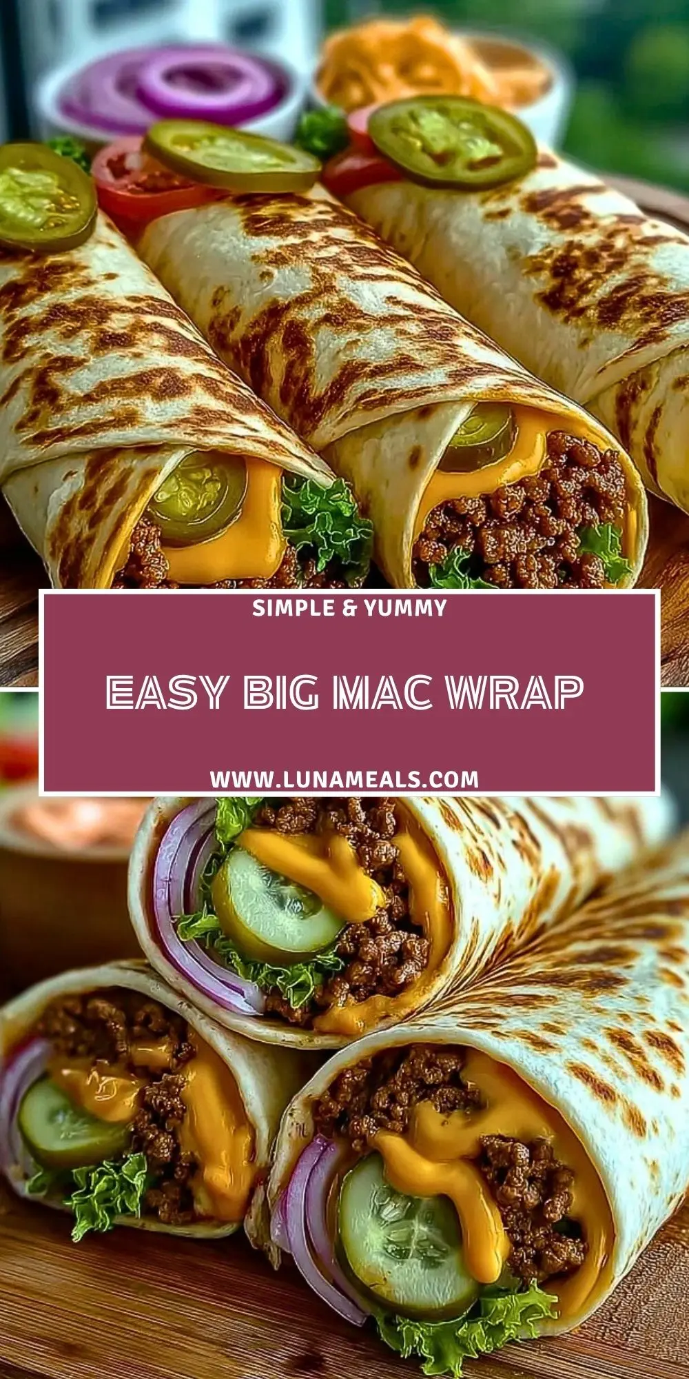 Easy Big Mac Wrap Pin 1