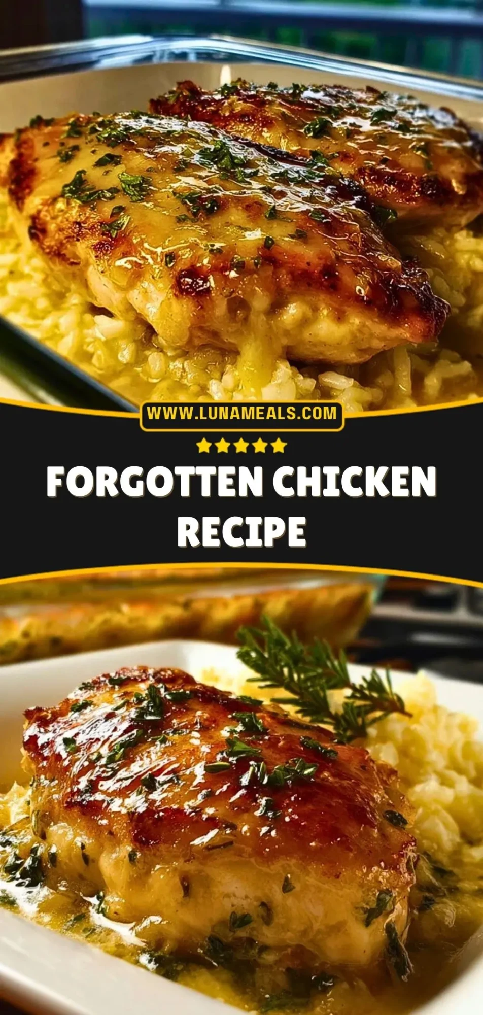 Forgotten Chicken Recipe Pin 2