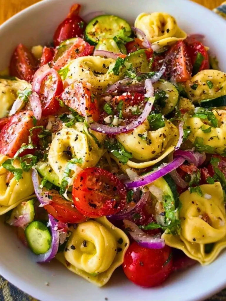 Garden Tortellini Pasta Salad 2