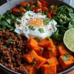 Ground Beef Sweet Potato Power Bowl 1
