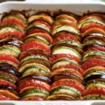 Healthy Baked Ratatouille Zucchini, Tomato & Eggplant Medley 1