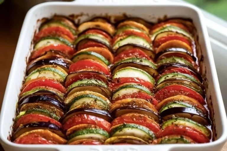 Healthy Baked Ratatouille Zucchini, Tomato & Eggplant Medley 1