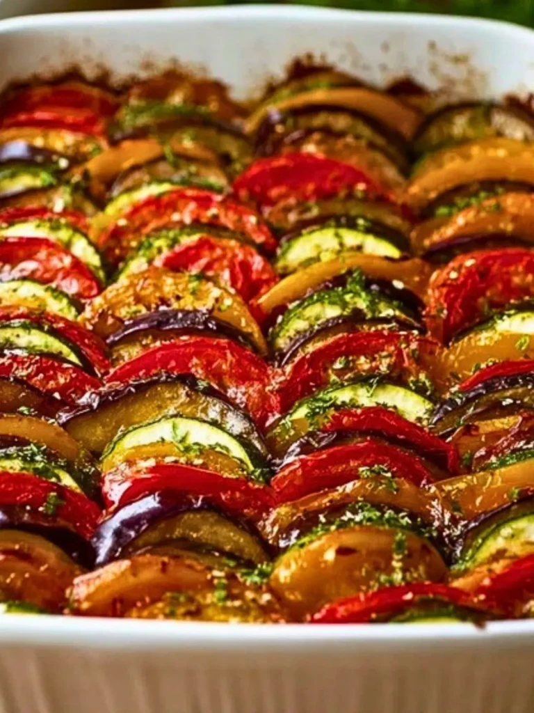 Healthy Baked Ratatouille Zucchini, Tomato & Eggplant Medley 2