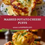 Mashed Potato Cheese Puffs Pin