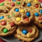 Peanut Butter M&Ms Cookie Recipe 1