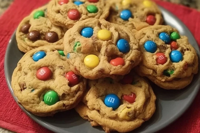 Peanut Butter M&Ms Cookie Recipe 1