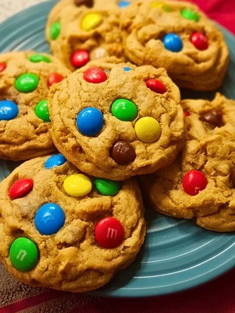 Peanut Butter M&Ms Cookie Recipe 2