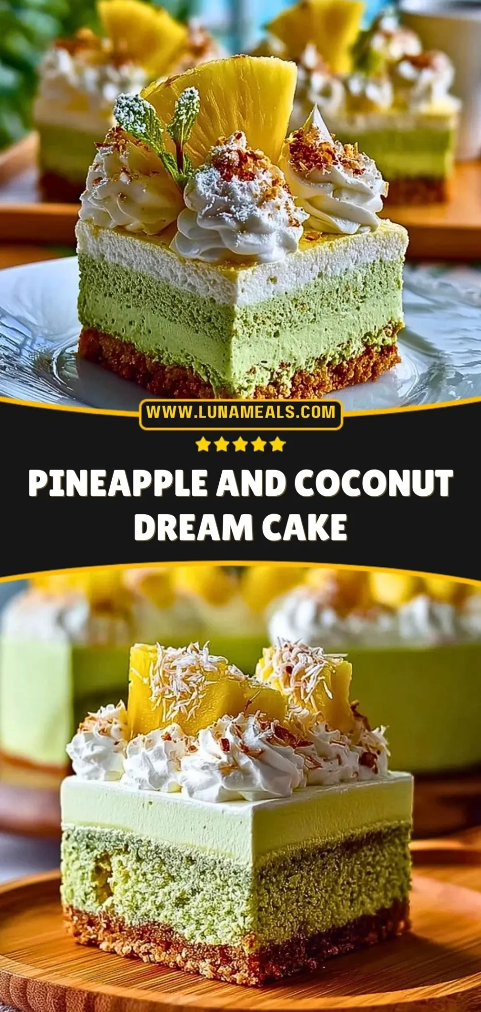 Pineapple and Coconut Dream Cake Pin 2