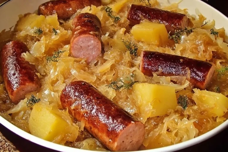 Polish Sausage with Sauerkraut and Potatoes Recipe 1