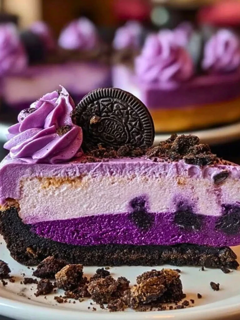 Purple Velvet Oreo Cheesecake (1)