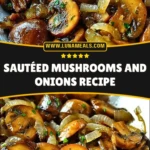 Sautéed Mushrooms and Onions Recipe Pin 2