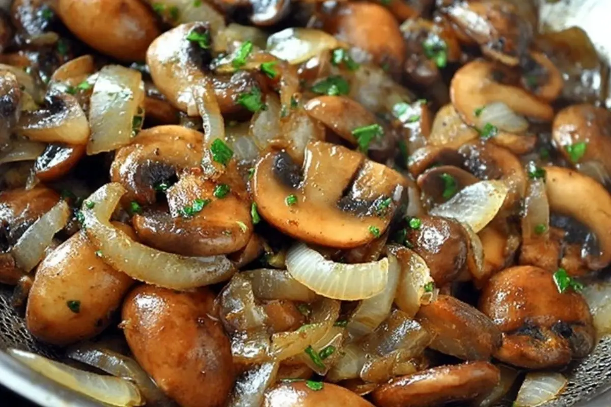 Sautéed Mushrooms and Onions Recipe