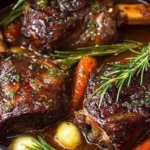 Slow-Cooked Lamb Shanks with Herb Gravy 1