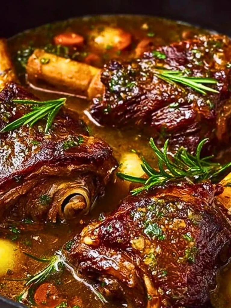 Slow-Cooked Lamb Shanks with Herb Gravy 2