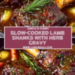 Slow-Cooked Lamb Shanks with Herb Gravy Pin 1