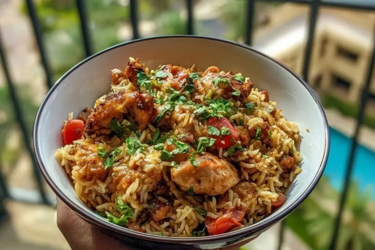 Smothered Chicken and Rice Bowl 1
