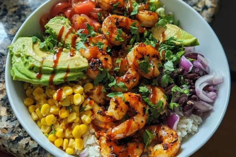 Spicy Shrimp Burrito Bowl 1