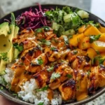 Spicy Thai Peanut Chicken Bowl 1