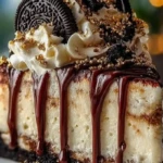 Strawberry Red Velvet Oreo Cheesecake Drip Cake