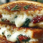 Sun Dried Tomato Spinach and Ricotta Grilled Cheese Recipe 1