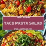Taco Pasta Salad Pin 1