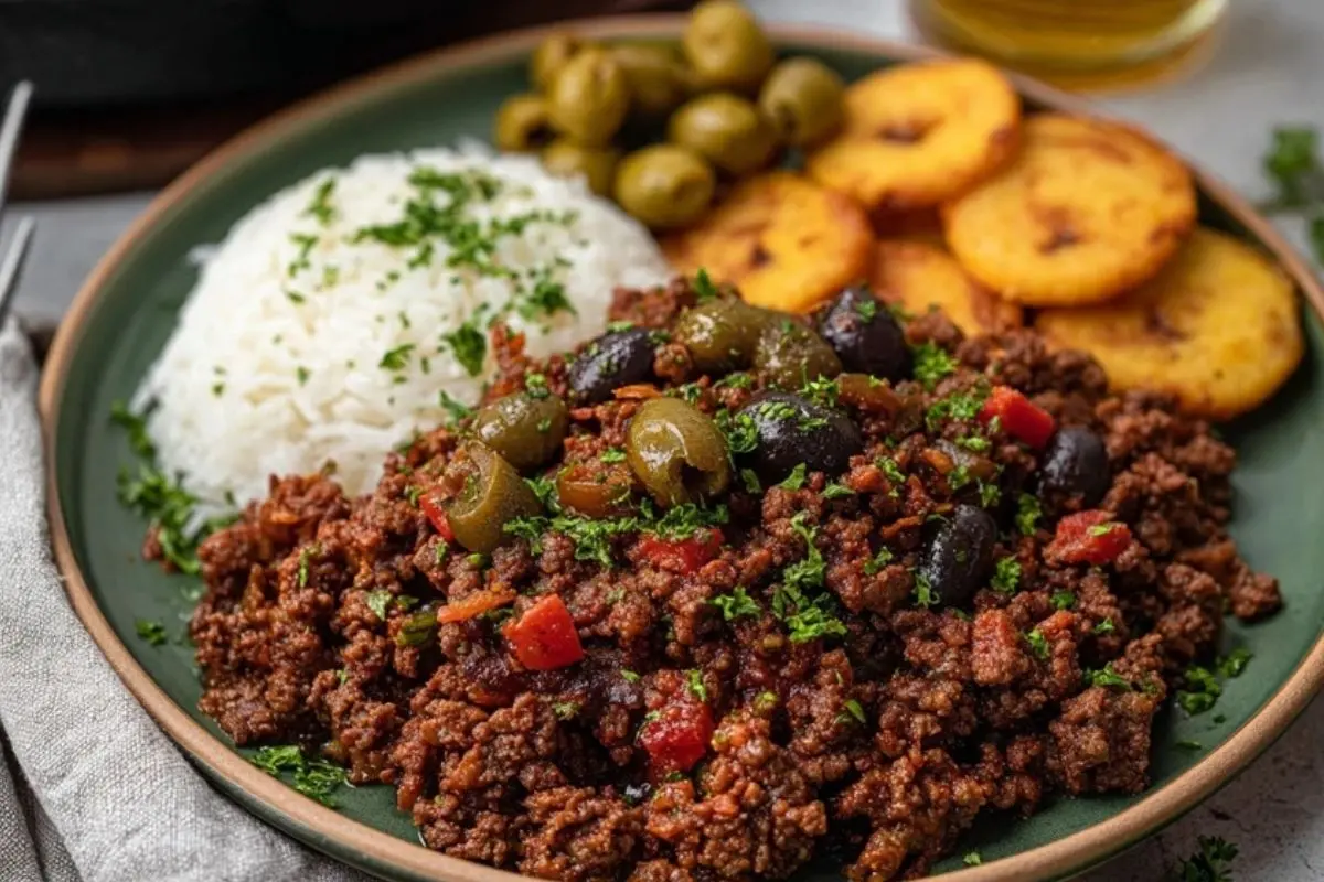 Authentic Cuban Beef Picadillo