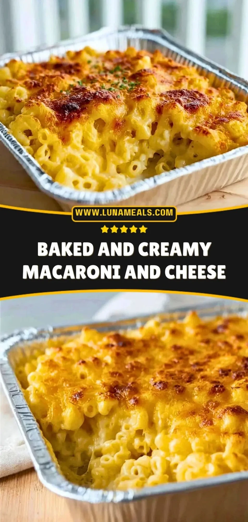 Baked and Creamy Macaroni and Cheese Pin 2