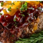 BBQ Cheddar Meatloaf