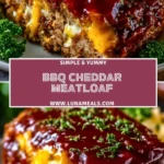 BBQ Cheddar Meatloaf Pin 1