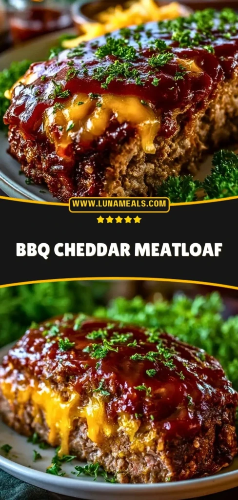 BBQ Cheddar Meatloaf Pin 2