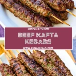 Beef Kafta Kebabs Pin 1
