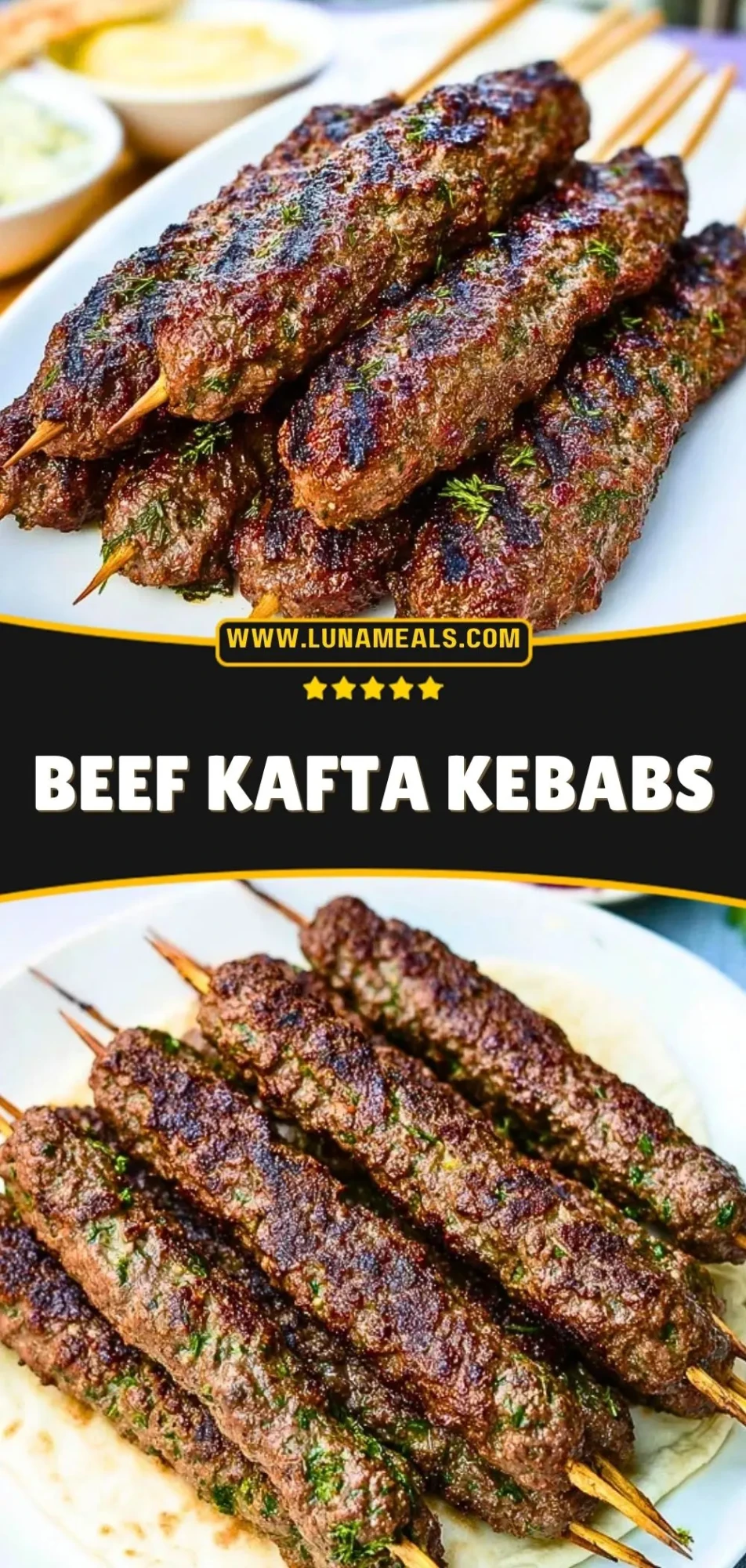 Beef Kafta Kebabs Pin 2
