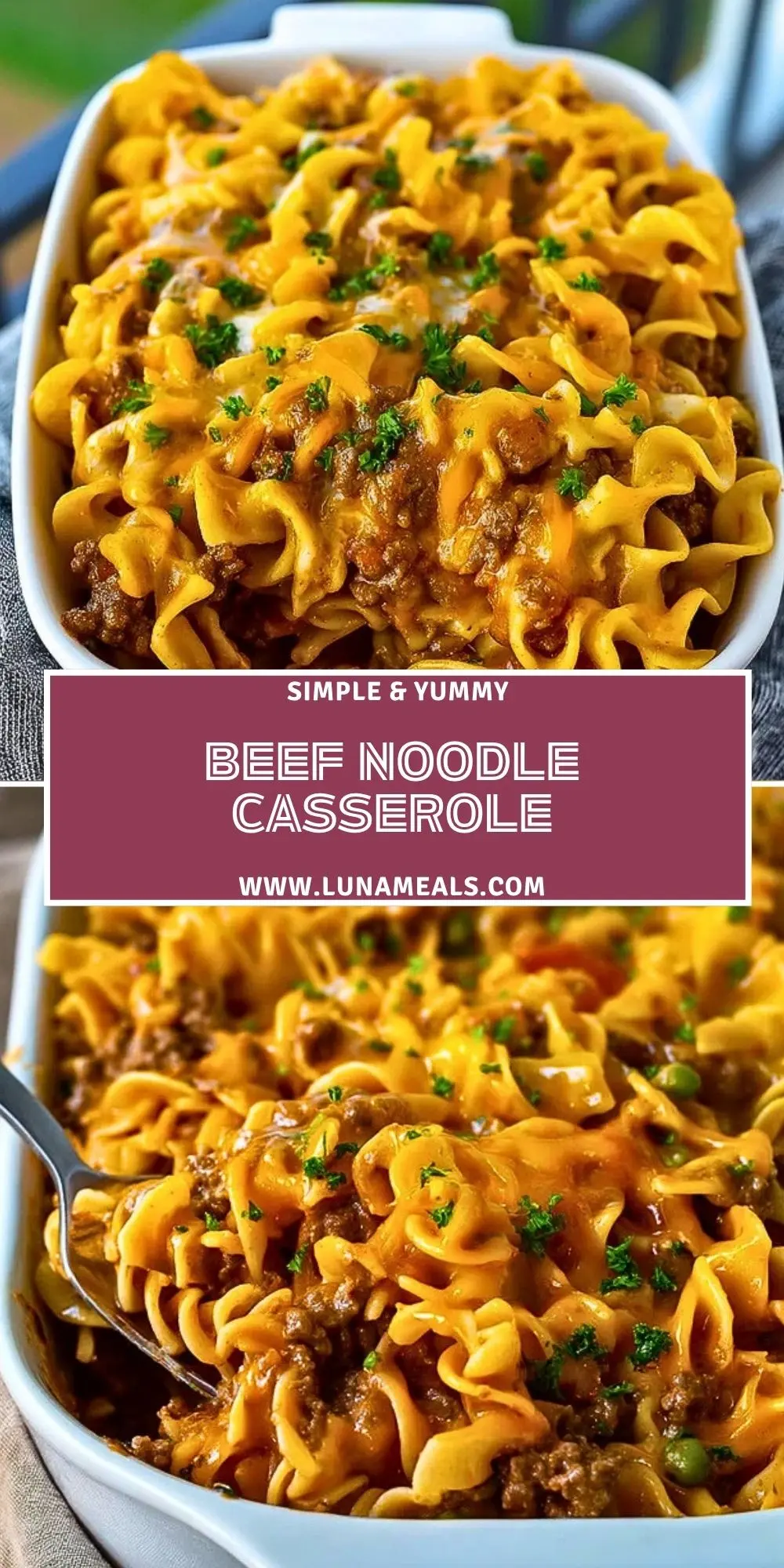 Beef Noodle Casserole Pin 1