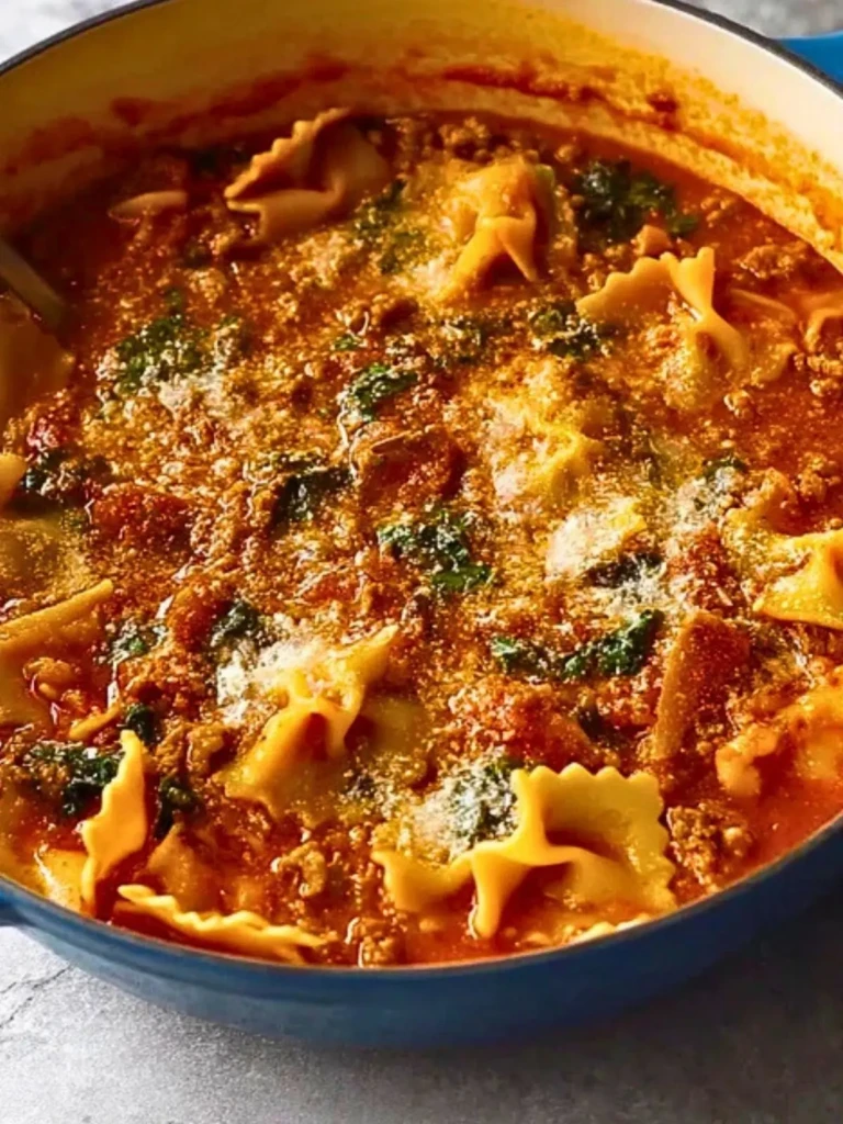 BEST EVER One-Pot Lasagna Soup (1)