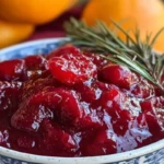 Blood Orange Cranberry Sauce