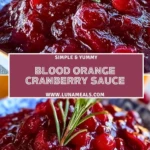 Blood Orange Cranberry Sauce Pin 1