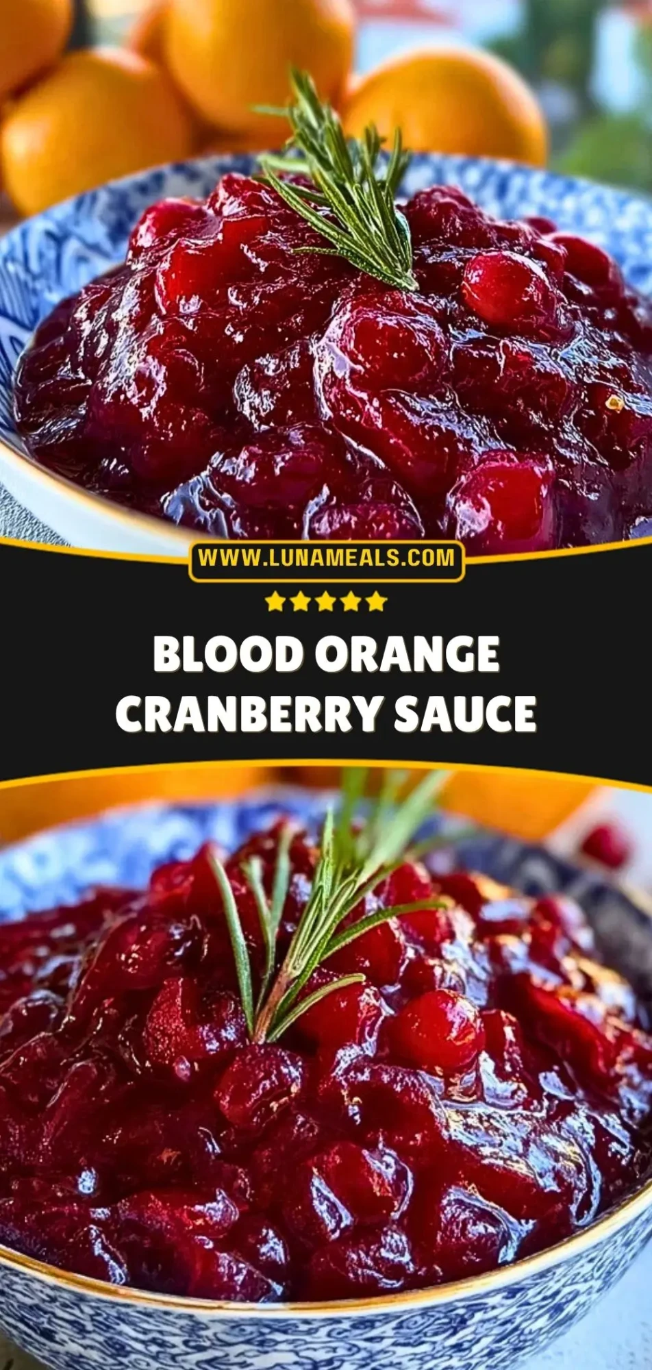 Blood Orange Cranberry Sauce Pin 2