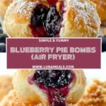 Blueberry Pie Bombs (Air Fryer) Pin 1