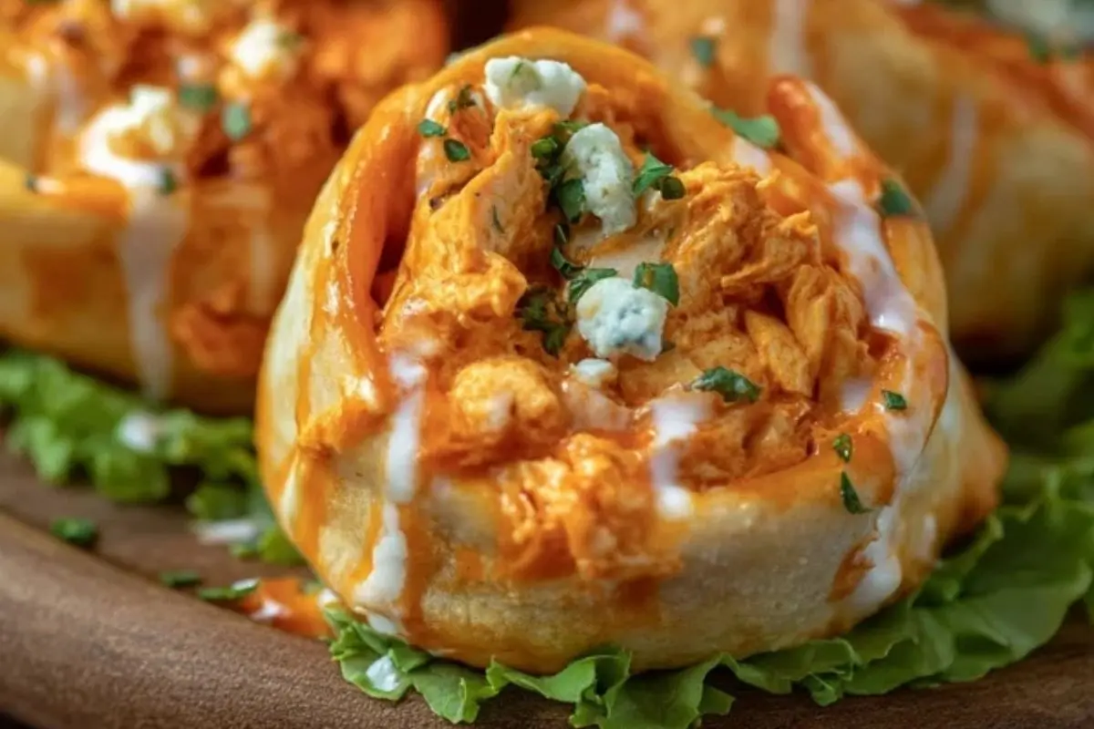 Buffalo Chicken Roll-Ups