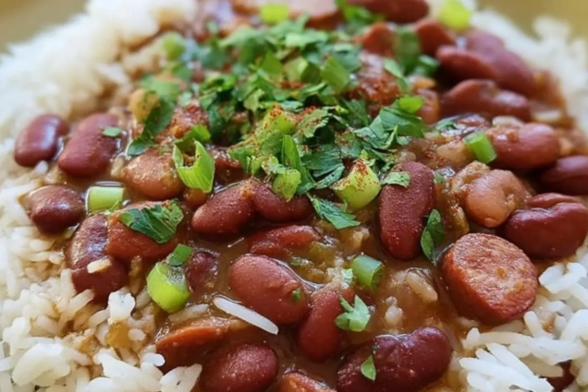Cajun Red Beans and Rice 1