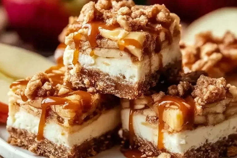Caramel Apple Cheesecake Bars 1