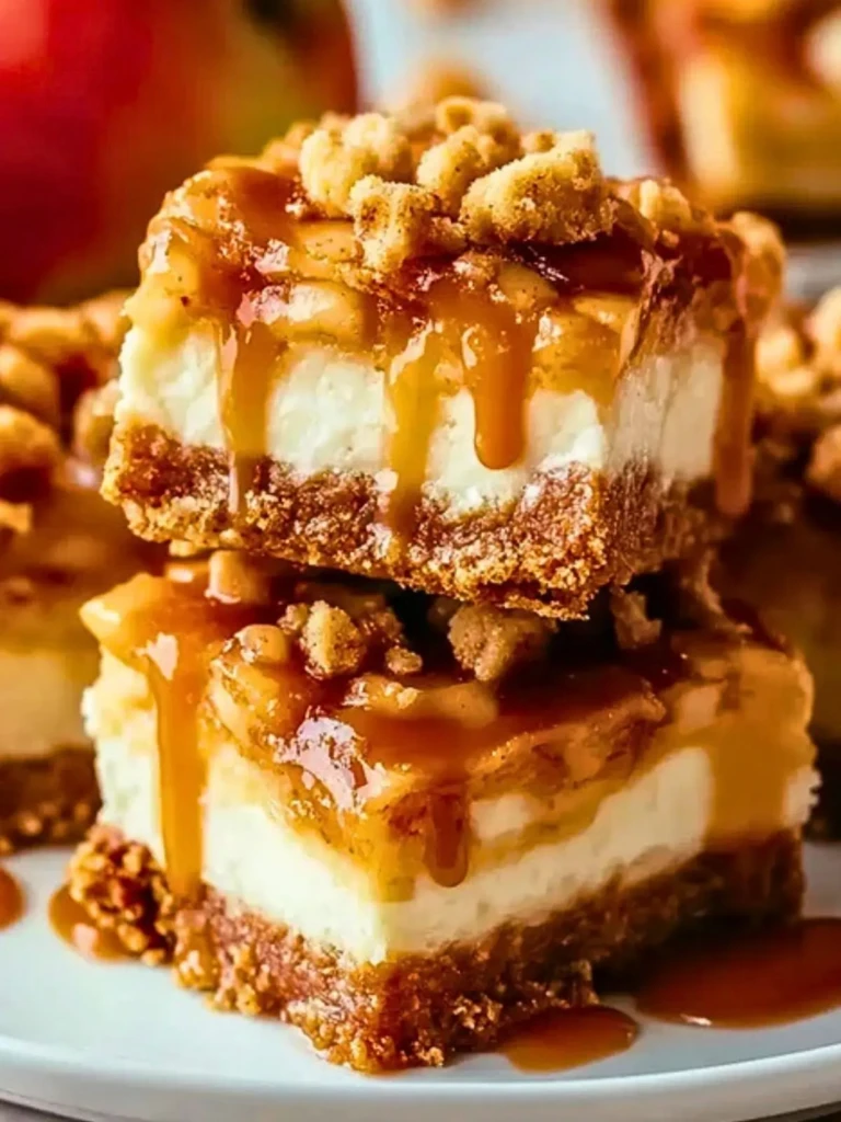 Caramel Apple Cheesecake Bars 2