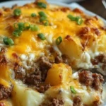 Cheesy Ground Beef and Potato Casserole 1