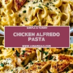 Chicken Alfredo Pasta Pin 1