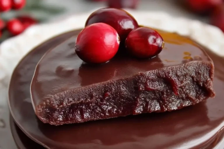 Chocolate Covered Cranberry Sauce 1