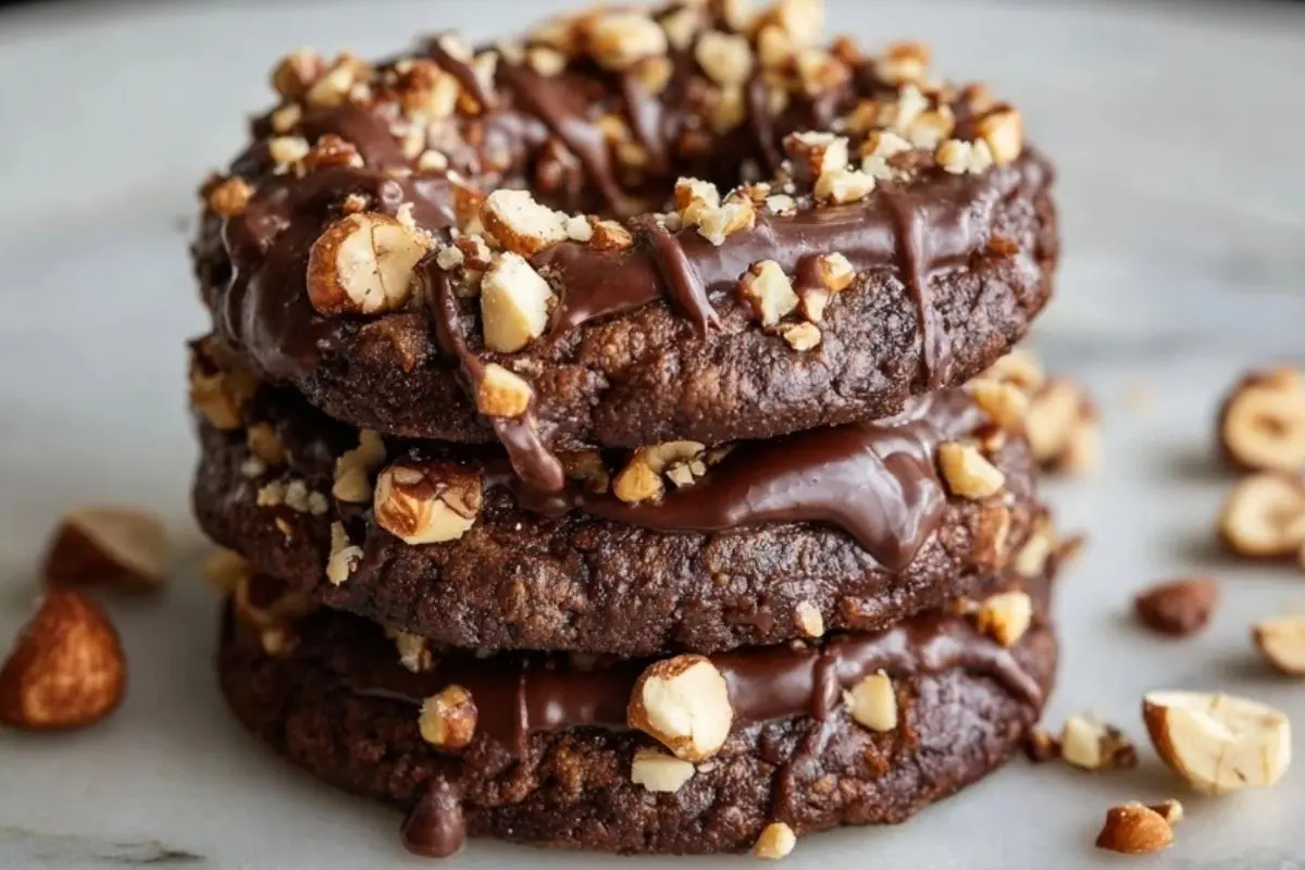 Chocolate Hazelnut Crunch Cookies 1