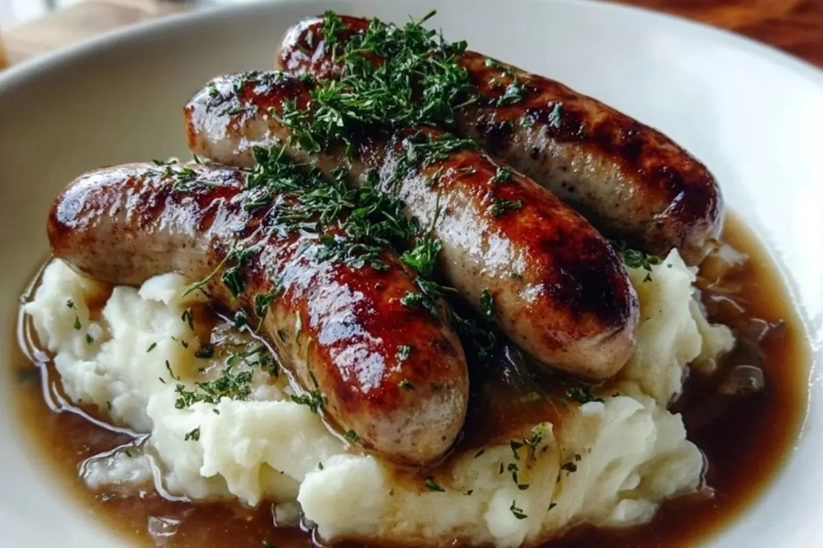 Classic Bangers and Mash 1